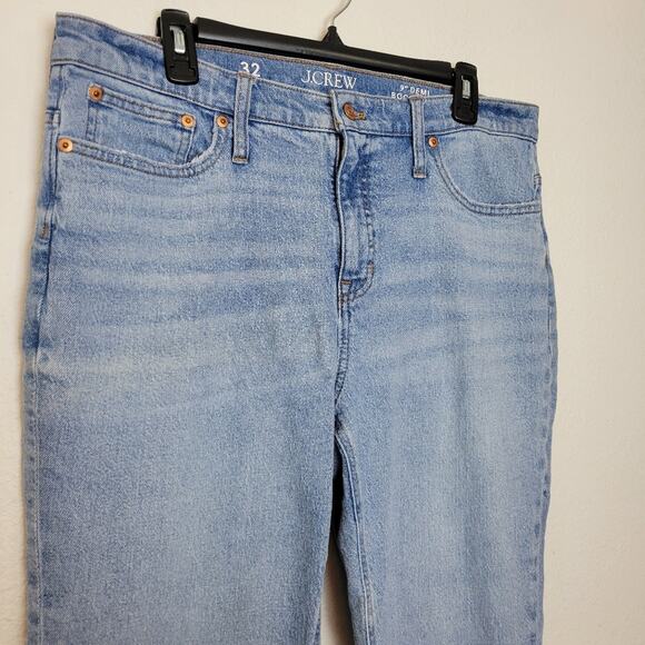 J CREW 9" Demi-Boot Crop Jean High Rise Plus Size 32 - Picture 3 of 10